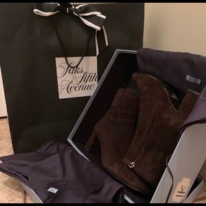 PRADA BROWN BOX TOE HEEL SZ 10!